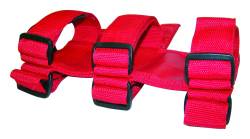 RT Offroad - RT Offroad RT27005 Red Nylon Fire Extinguisher Holder for 87-25 JT/JK/JL/TJ/YJ - Image 1
