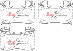 Disc Brakes Australia - Disc Brakes Australia DB15003XP DBA Xtreme Performance Front Brake Pads - Image 1