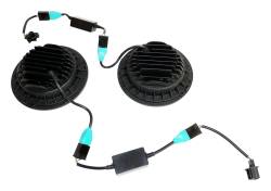 RT Offroad - RT Offroad RT28104 LED 7" Headlamp Kit w/o Halo for 55-18 Jeep Wrangler - Image 2