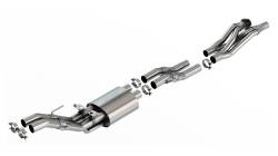 Borla - Borla 60737 3" ATAK Cat-Back Mid-Section Exhaust for 23-26 F150 Raptor 5.2L V8 - Image 1