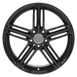 OE Wheels LLC - OE Wheels AU12-18080-5112-45B AU12 18x8 5x112 45mm Gloss Black - Image 2
