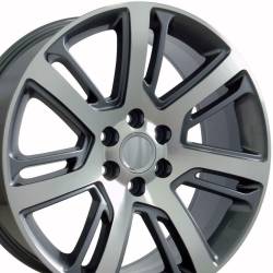 OE Wheels LLC - OE Wheels CA88 22x9 6x5.5 31mm Gunmetal/Machined CA88-22090-6550-31MG - Image 3