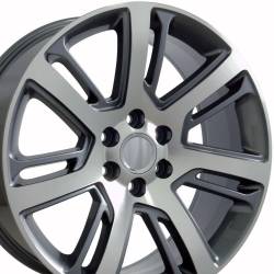 OE Wheels LLC - OE Wheels CA88 22x9 6x5.5 31mm Gunmetal/Machined CA88-22090-6550-31MG - Image 1
