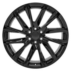 OE Wheels LLC - OE Wheels CA90-24100-6550-28B CA90 24x10 6x5.5 28mm Gloss Black - Image 2