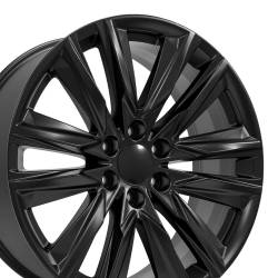 OE Wheels LLC - OE Wheels CA91 22x9 6x5.5 28mm Satin Black CA91-22090-6550-28B1 - Image 1