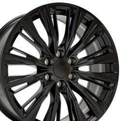 OE Wheels CA93 22x9 6x5.5 28mm Satin Black CA93-22090-6550-28B1