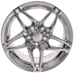 OE Wheels LLC - OE Wheels CV31 17x11 5x4.75 50mm Chrome CV31-17110-5475-50C - Image 2