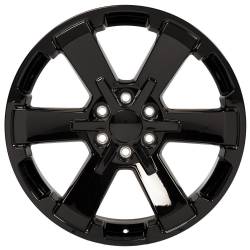 OE Wheels LLC - OE Wheels CV41B-22090-6550-24B CV41B 22x9 6x5.5 24mm Gloss Black - Image 2
