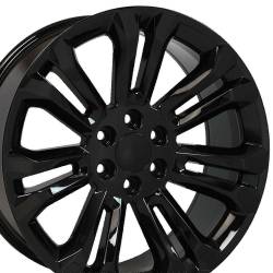 OE Wheels LLC - OE Wheels CV43B-22090-6550-24B CV43B 22x9 6x5.5 24mm Gloss Black - Image 3