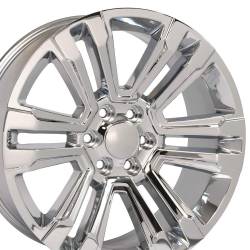 OE Wheels LLC - OE Wheels CV44-22090-6550-24C CV44 22x9 6x5.5 24mm Chrome - Image 1