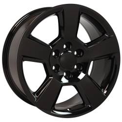 OE Wheels LLC - OE Wheels CV76-20090-6550-27B CV76 20x9 6x5.5 27mm Gloss Black - Image 2
