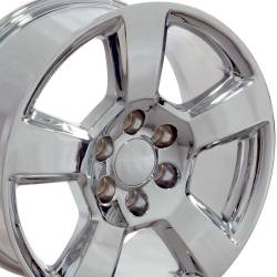 OE Wheels LLC - OE Wheels CV76 20x9 6x5.5 27mm Chrome CV76-20090-6550-27C - Image 2