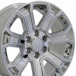 OE Wheels LLC - OE Wheels CV93B-22090-6550-24C-ic CV93B 22x9 6x5.5 24mm Chrome - Image 3