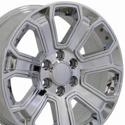 OE Wheels LLC - OE Wheels CV93B-22090-6550-24C-ic CV93B 22x9 6x5.5 24mm Chrome - Image 1