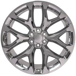 OE Wheels LLC - OE Wheels CV98B-24100-6550-24C CV98B 24x10 6x5.5 24mm Chrome - Image 2