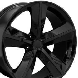 OE Wheels LLC - OE Wheels DG05 20x9 5x115 20mm Gloss Black DG05-20090-5115-20B - Image 3