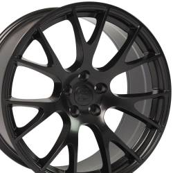 OE Wheels LLC - OE Wheels DG15 20x9 5x115 18mm Satin Black DG15-20090-5115-18B1 - Image 3