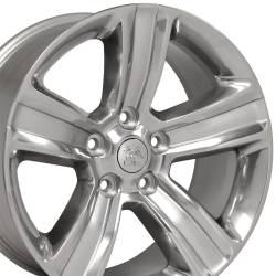 OE Wheels DG65 20x9 5x5.5 19mm Polished/Silver DG65-20090-5550-19PS