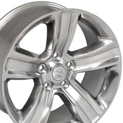 OE Wheels LLC - OE Wheels DG65 20x9 5x5.5 19mm Polished/Silver DG65-20090-5550-19PS - Image 2