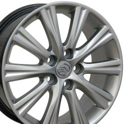 OE Wheels LLC - OE Wheels LX43 17x7 5x4.5 45mm Hyper Silver LX43-17070-5450-45HS - Image 3