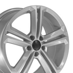 OE Wheels VW18 18x8 5x112 45mm Silver VW18-18080-5112-45S