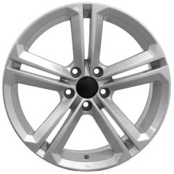 OE Wheels LLC - OE Wheels VW18 18x8 5x112 45mm Silver VW18-18080-5112-45S - Image 2