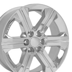 OE Wheels LLC - OE Wheels CV60-22090-6550-24C CV60 22x9 6x5.5 24mm Chrome - Image 3