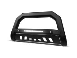 Armordillo - Armordillo 8704844 AR-T Series Bull Bar Matte Black w/12" LED for 17-24 Titan - Image 2