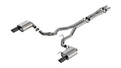Borla - Borla 140961BC ATAK Cat-Back Exhaust One Split Rear Exit 24-26 Mustang GT 5.0L - Image 1