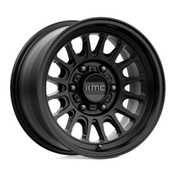 KMC - KMC Wheels KM724 IMPACT OL 17x8.5 6x120 0mm Satin Black KM72478577700US - Image 1