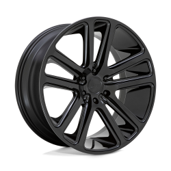 DUB 1PC - DUB Wheels S256 FLEX 22x9.5 5x115 20mm Gloss Black S256229590+20 - Image 1