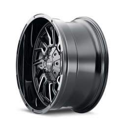 Mayhem - Mayhem Wheels 8111 Flywheel 20x10 8x170 -19mm Gloss Black/Milled 8111-2170BM - Image 2
