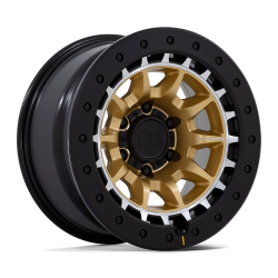 Black Rhino Hard Alloys - Black Rhino Wheels BR016 TUSK 17x8.5 5x5.0 -10mm Matte Gold BR016GD17855010N - Image 1