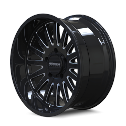 Mayhem - Mayhem Wheels 8114 Utopia 20x10 8x6.5 -19mm Gloss Black/Milled 8114-2181BM - Image 2