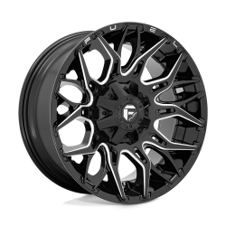 Fuel 1PC - Fuel Off Road D769 TWITCH 20x10 5x4.5 5x5 -18mm Gloss Black/Milled D76920002647 - Image 1