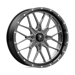 MSA Offroad Wheels - MSA Wheels M45 PORTAL 24x7 4x156 0mm Gloss Black/Milled M45-024756M - Image 1