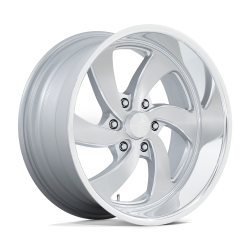 US Mag 1PC - US Mag Wheels U134 DESPERADO 20x8 6x5.5 1mm Silver/Brushed U1342080D8+01L - Image 1