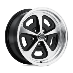 American Racing Vintage - American Racing VN501 500 MONO CAST 15x7 5x4.75 0mm Black VN50157034500 - Image 1