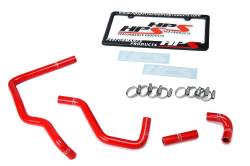 HPS Performance - HPS 57-1587 Red Red Heater Coolant Hose Kit for 84-88 Toyota Pickup 22RE - Image 2