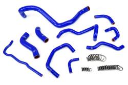 HPS Performance - HPS 57-1838-BLUE Silicone Replace OEM Rubber Radiator Coolant Hoses - Image 1