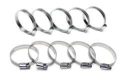 HPS Performance - HPS EMSC-25-40x10 Stainless Steel Embossed Hose ClampSize #16 1-1/16"-1.5" 10pc - Image 1
