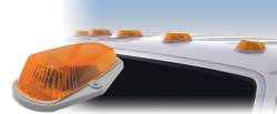 Pacer Performance - Pacer 20-226 LED Amber Hi-5 Cab Roof Light Kit 80-96 Ford Style - Image 2