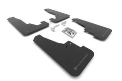 Rally Armor - Rally Armor MF55-UR-BLK/GRY Black Mud Flap Grey Logo - Image 1