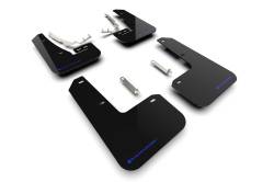 Rally Armor - Rally Armor MF80-UR-BLK/BL Black Mud Flap Blue Logo - Image 1