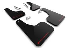 Rally Armor - Rally Armor MF82-UR-BLK/RD Black Mud Flap Red Logo - Image 1
