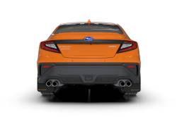 Rally Armor - Rally Armor MF92-UR-BLK/OR Black Mud Flap Orange Logo - Image 2