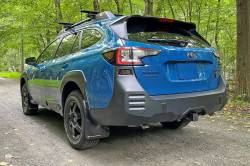 Rally Armor - Rally Armor MF76-UR-BLK/BL Black Mud Flap Blue Logo - Image 2