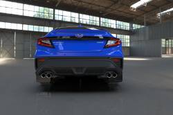 Rally Armor - Rally Armor MF92-UR-BLK/BL Black Mud Flap Blue Logo - Image 2