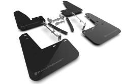 Rally Armor - Rally Armor MF89-UR-BLK-DGRY Black Mud Flap Dark Grey Logo - Image 1