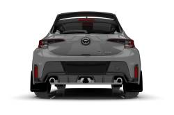 Rally Armor - Rally Armor MF89-UR-BLK-DGRY Black Mud Flap Dark Grey Logo - Image 2